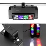 QWORK Moving Head DJ Lights, 8 x 3W RGBW Beam Stage Light, 540 Degree XY Axis with 4 Lighting Modes, Sound Activated DMX512 for Disco, Karaoke, Party, Stage, DJ Events