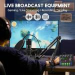 ALSO GO Podcast Equipment Bundle, Podcast Microphone Bundle with BM-800 Microphone & V8s Sound Card, Recording Studio Equipment for Singing, Gaming, Live Streaming and YouTube Tiktok