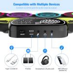 Miortior Electronic Drum Set, 10 Pads Roll-up Drum Practice Pad with Drum Pedals & Sticks, Built-in Speaker with Headphone Jack, Great Christmas & Birthday Gift for Kids