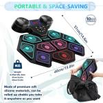 Electronic Drum Set - YUOIOYU Electric Drum Set Roll Up Portable Drum Kit MIDI Practice Drum Pad with Dual Built-in Speaker, Drum Sticks and Pedals, Christmas Birthday Gift for Kids Adult