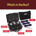 Pyle 3 Piece Professional Dynamic Microphone Kit Cardioid Unidirectional Vocal Handheld MIC with Hard Carry Case & Bag, Holder/Clip & 26ft XLR Audio Cable to 1/4'' Audio Connection (PDMICKT34),Black
