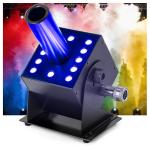 Spolehli CO2 Jet Machine with 12 RGB LEDs & DMX512 Control, 19ft High-Output CO2 Cannon Fog Machine for DJ, Nightclub, Concert, Wedding, Party, Stage Show- Professional Portable Stage Effect Equipment