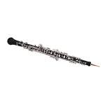 Summina Professional C Key Semi-automatic Oboe - Nickel-plated Keys Woodwind Instrument With Reed, Gloves, Leather Case, Carry Bag, and Cleaning Cloth
