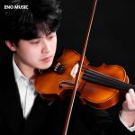 ENO MUSIC 4/4 Full Size Violin Kit for Beginners and Adults with Violin Rosin Bow and Hard Case All the Stringed Musical Instruments Accessories Included