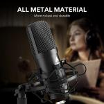 MAONO USB Microphone Kit 192KHZ/24BIT AU-A04T PC Condenser Podcast Streaming Cardioid Mic Plug & Play for Computer, YouTube, Gaming Recording