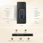 POGOLAB 61 Keys Roll Up Keyboard Piano, Portable Electric Foldable Piano with LED Display, Rechargeable & USB-MIDI Output, Built-in 15 Demos, 128 Tons, 128 Rhythms, Music Gift for Beginners