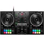 Hercules DJControl Inpulse 500 DJ Software Controller with Hercules HDP DJ45 Over-Ear Headphones & Mini to 6' RCA Cable Bundle