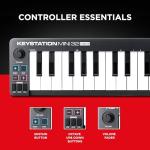M-AUDIO Keystation Mini 32 MK3 USB MIDI Keyboard Controller with 32 Velocity Sensitive Mini Keys and Recording Software Included