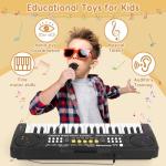 Kid Keyboard Piano - 37 Keys Piano Toys for Kids Beginners Electronic Pianos with Microphone Educational Musical Toy for 3 4 5 6 7 8 Year Old Boys Girls Gift