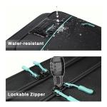 AUROTIER DJ Controller Bag for DDJ-FLX4/DDJ 200/DDJ 400/DDJ REV1, Padded DJ Backpack with Multi-pocket for 17 Inch Laptop, Cables, DJ Carrying Mixer Case with Adjustable Strap for DJ Equipment