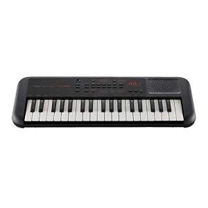 Yamaha 37-Mini Key Musical Keyboard Piano featuring Portable Design, 42 Instrument Voices, Phrase Recorder, Built-In Speakers, Battery Power, Black (PSS-A50)