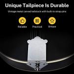 Donner A Style Mandolin Instrument Black Beginner Adult Acoustic Mandolin Musical Instrument Mahogany 8 String, Bundle With Tuner String Bag Guitar Picks, DML-100B