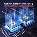 MorTime Condenser Microphone Bundle, Live Sound Card, Adjustable Boom Arm, Shock Mount, Metal Mic Pop Filter, Sponge Pop Filter Cover, Earphone, Audio Cables and Power Cable, Set of 11 Mic Kit