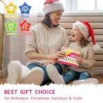 M SANMERSEN Floor Piano Mat, Toddler Toys Musical Mat, Keyboard Floor Playmat 39.5" Electronic Music Animal Touch Play Blanket Funny Xmas Gift Toy for 1 2 3 Year Old