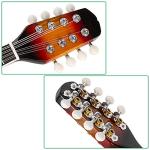 Elegant Mandolin Musical Instrument,A Style Mandolin Instrument with Guard Board,Glossy Sunburst Finish