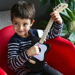 Loog Mini Acoustic kids Guitar for Beginners 3-strings Ages 3+ Learning app and lessons included