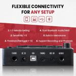 Xkorce Electronic Drum Set Electric Drum Kit with 4 Quiet Mesh Pads and 6" Kick Drum, 360 Sounds, Headphones, Sticks, Dual Bluetooth function, Suit for Beginner