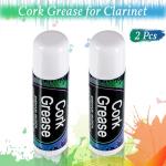 Tondiamo 6 Pieces Cork Grease for Clarinet Flute Grease Lubricant Tube Cleaning and Care Product Woodwind Instruments Accessory for Saxophone Clarinet Flute Supplies