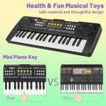 Kids Piano Keyboard, 37 Keys Portable Music Keyboard Electric Piano Toys for Children, Educational Electronic Musical Instrument Toys Gifts for Kids Ages 3 4 5 6 7 8 9