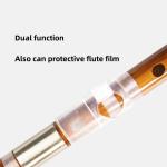 CCeCCe 2 Pack Flute Wind Director Practice Tool Clip on Embouchure Blowing Aid Nozzle Air Stream Training Devices for Beginner Dizi Chinese Bamboo Flute Xiao Woodwind Flute Wooden Flutes Easy to Blow