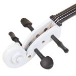 Pinikuyiro Full-Size Cello, Beginner Cello 4/4, Acoustic Cello Kit with Portable Bag, Bow,Rosin, String Musical Instruments (White)