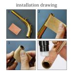 lovermusic Wood Color Saxophone Cork Sheet Replacement for Woodwinds Instrument Parts Accessories (Thickness:1.2MM)