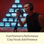 Pyle Classic Retro Dynamic Vocal Microphone - Old Vintage Style Unidirectional Cardioid Mic with XLR Cable - Universal Stand Compatible - Live Performance In Studio Recording - PDMICR42SL (Silver)