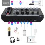 ALSO GO Podcast Equipment Bundle, Podcast Equipment with BM-800 Microphone(Gold) & F998 Sound Card, Recording Studio Equipment for Podcasting, Singing, Gaming, and Live Streaming YouTube Tiktok