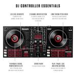 Numark Mixtrack Platinum FX Serato DJ Controller with Jog Wheel Displays, 4 Decks, Mixer, Effects Paddles and Audio Interface