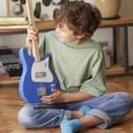 Beatles + Loog Electric Guitar for Kids Children 3 Strings Musical Instrument app and Lessons Included