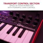Akai Professional MPK Mini Plus - USB MIDI Keyboard Controller with 37 Mini Keys, 8 MPC Pads, Sequencer, MIDI/CV/Gate I/O, Music Production Software and Native Instruments Sound Package