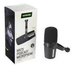 Shure MV7X XLR Dynamic Microphone – Voice-Isolating Cardioid Mic for Podcasting, Vocal Recording & Broadcasting, All-Metal, Black
