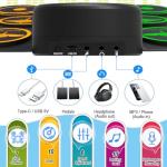 Electric Drum Set for Kids & Adults, 9-Pad Electronic Drum Pad with 0.32" Thickened Silicone, Built-in Speaker, Rechargeable Battery, Headphone Jack. Portable Electric Drums Gift Bateria Electrica