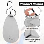 Clarinet Cleaning Kit - 4Pcs Clarinet Swab Clarinet Cleaning Cloth for Piccolo Flute Saxophone and Other Wind & Woodwind Instruments (Gray)