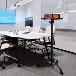 CAHAYA Projector Tripod Stand Adjustable: Height 29 to 65in Projector with Casters Universal Laptop Stand Portable Multifunctional DJ Rack Stand for Outdoor Movies Computer Book DJ Equipment CY0332