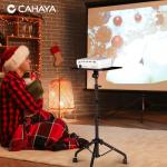 CAHAYA Projector Tripod Stand Adjustable: Height 29 to 65in Projector with Casters Universal Laptop Stand Portable Multifunctional DJ Rack Stand for Outdoor Movies Computer Book DJ Equipment CY0332