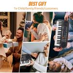 Kmise Mini Keyboard Piano 32 Key Small Portable Digital Electronic Keyboard with 30 Demo Songs Musical Gift for Beginners Kids(No Power Cord Included)