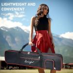 Lexington 61 Key Keyboard Piano, Complete Electronic Piano Keyboard Set for Beginners Adults, Portable Music Keyboard with Lighted Keys, Teaching Modes, Stand, Case, Microphone (Purple)