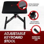 Pyle Piano Keyboard, Electric Musical Instrument, Full Size Portable Music Keyboard, Piano Keyboard 61 Keys, with Sustain Pedal, Headset, Weatherproof Bag and Keyboard Stand