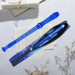 Auteey 8 Holes Soprano Recorder with Cleaning Rod and Bag, Professional German Style C Key Recorder for Kids Beginners Students(Blue)