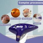 Zelda Ocarina 12 Holes Alto C Tone with Song Book (Songs From the Legend of Zelda) Ocarinas is a Great Christmas Gift for Festival Gift - Tiny Ocarina Instrument with Display Stand Protective Bag