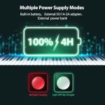 88Keys Roll Up Piano, MARVTOWN Portable Fordable Rechargeable Hand Roll Keyboard Piano, 108 Rhythms, 128 Tones,Waterproof electric Keyboard Piano with MIDI Function, Best Gift for Kids and Beginners