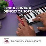 Akai Professional LPK25 - USB MIDI Keyboard Controller with 25 Responsive Synth Keys for Mac and PC, Arpeggiator and Music Production Software,black