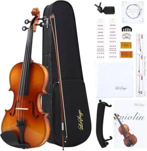 LeSage Professional Violin for Adults, Full Size 4/4, Classical String Musical Instrument, Performance Grade (FULL)
