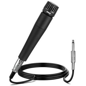 PylePro Dynamic Handheld Microphone, Professional Moving Coil Mic with Built-in Pop Filter, Wide Frequency Response, High Signal Output, Rugged Design, Low Noise Circuitry, 15' ft. XLR Cable Included