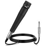 PylePro Dynamic Handheld Microphone, Professional Moving Coil Mic with Built-in Pop Filter, Wide Frequency Response, High Signal Output, Rugged Design, Low Noise Circuitry, 15' ft. XLR Cable Included