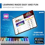 Gemini Sound PianoProdigy 24 Light-Up Key Learning Keyboard – Bluetooth MIDI Piano for Beginners, App-Guided Lessons for iOS/Android (Sound Plays Through Your Phone or Tablet, No Built-In Speaker)