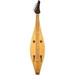 Applecreek ACD100 Dulcimer 4-String Spruce Teardrop Appalachian Mountain Instrument with Bag, Hal Leonard Book, D'Addario J64 Strings Bundle - Made in Romania ACD100K