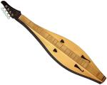 Applecreek ACD100 Dulcimer 4-String Spruce Teardrop Appalachian Mountain Instrument with Bag, Hal Leonard Book, D'Addario J64 Strings Bundle - Made in Romania ACD100K