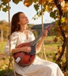 OLXIYOC Mandolin Musical Instrument A Style, Acoustic Mandolin Instrument Kit Italian 8 String for Professional Beginners Adults Teens Youth Kids, Sunburst, Glossy